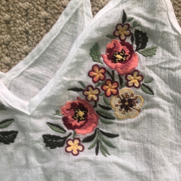 White Beach Coverup Dress Girls Medium - Picture 2 of 4